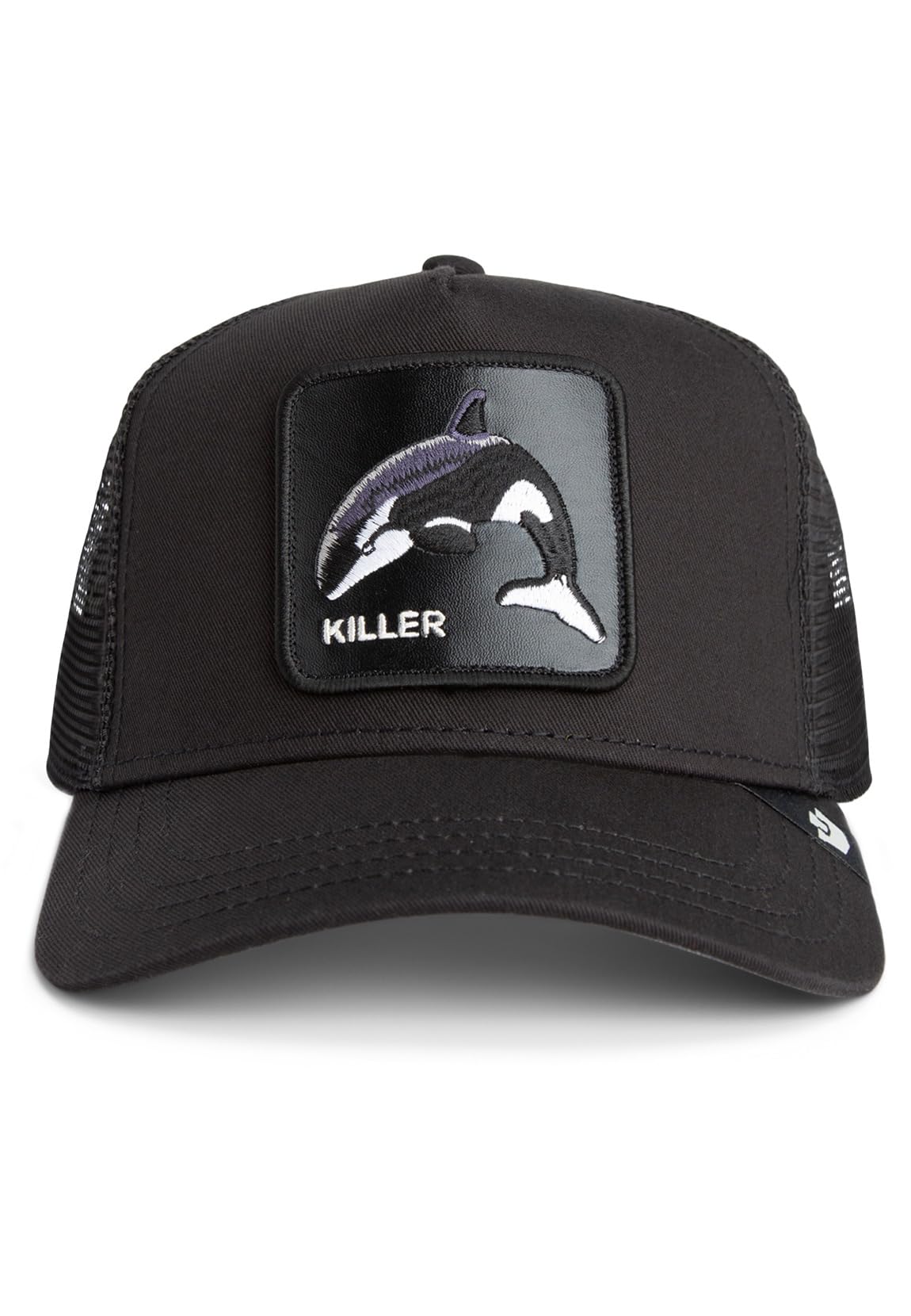 Goorin Bros. Killer Trucker CapBros. Women/Men/Snapback - Cap Baseball mesh Snapback, with Peak, Peak All-Season Spring Summer Autumn Winter - One Size Black