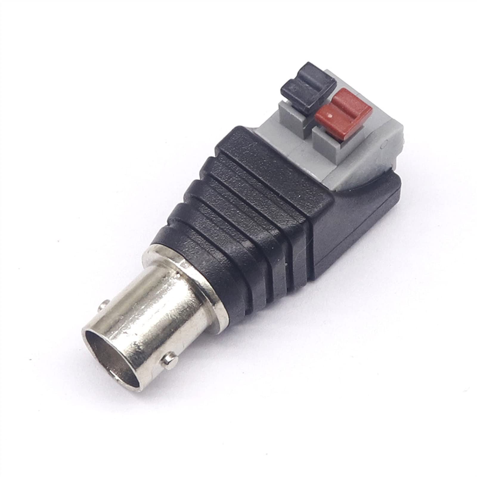 Adaptador de video BNC hembra a conector Q9 tipo prensa para cables de videovigilancia