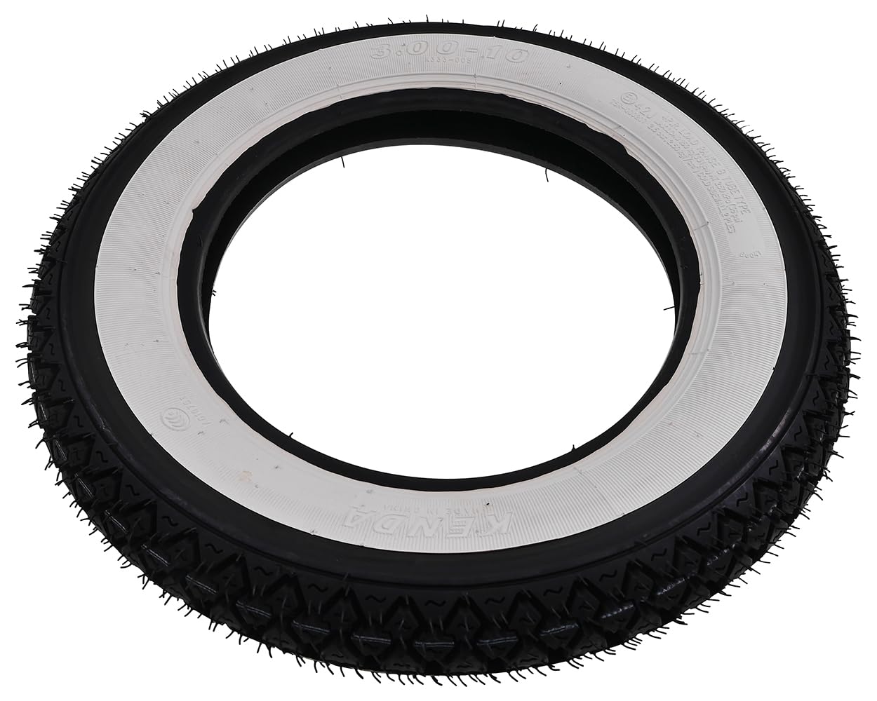 2EXTREME 2x Kenda Weisswand Reifen 3,00x10 4PR 42J TT Satz Roller kompatibel für Vespa Zündapp Bonanza