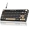 RK ROYAL KLUDGE R75 Wired Gaming Keyboard with Volume Knob, 75% Mechanical Gaming Keyboard Custom Gasket Mount with MDA Profi