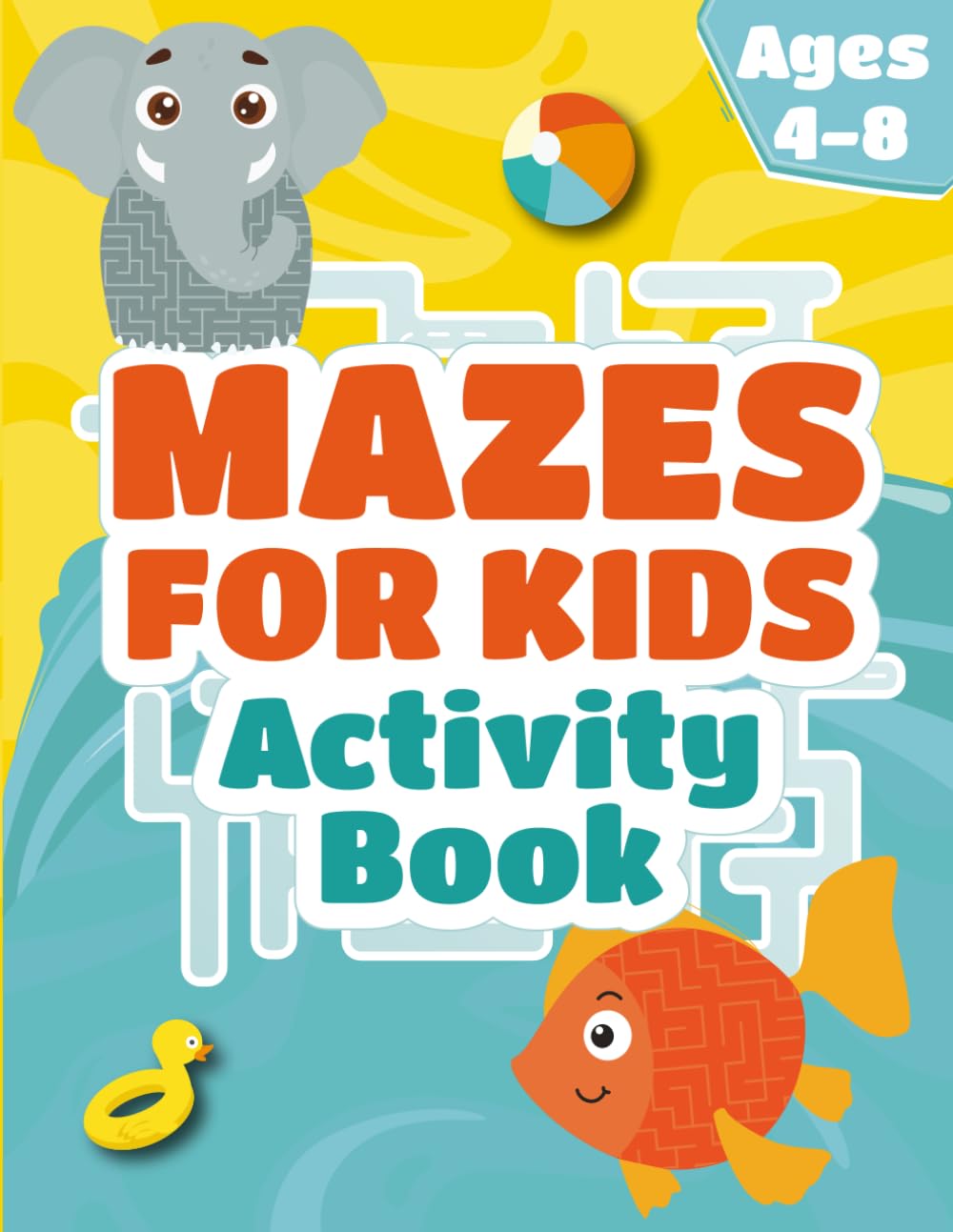 Mazes for Kids Ages 4 – 8: Fun Maze Activity Book with Easy to Medium Puzzles and Challenging Mazes for Early Learners (Brainy Adventures)