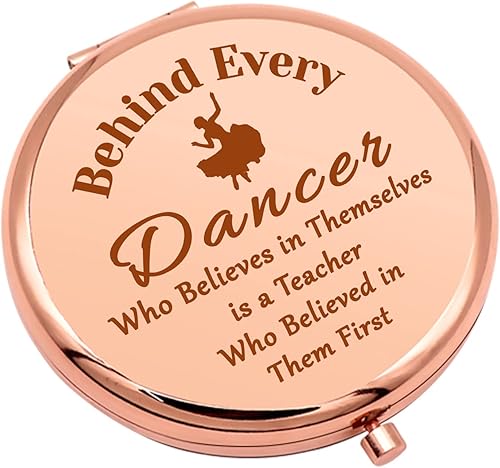 Regalos de agradecimiento para profesores de danza, espejo de maquillaje compacto para baile, mamá, entrenadora de baile, regalos para mujeres,