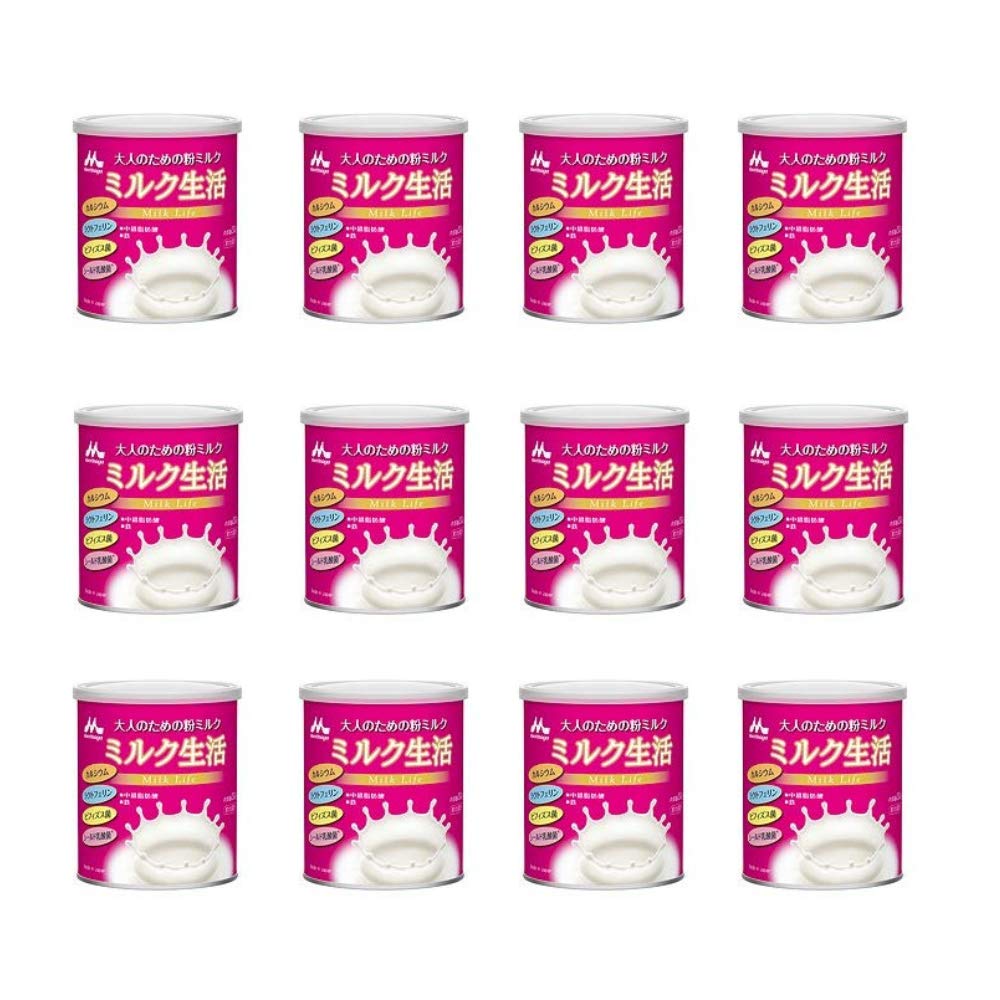 Amazon.co.jp: 森永乳業 大人のための粉ミルク ミルク生活 300g × 12缶