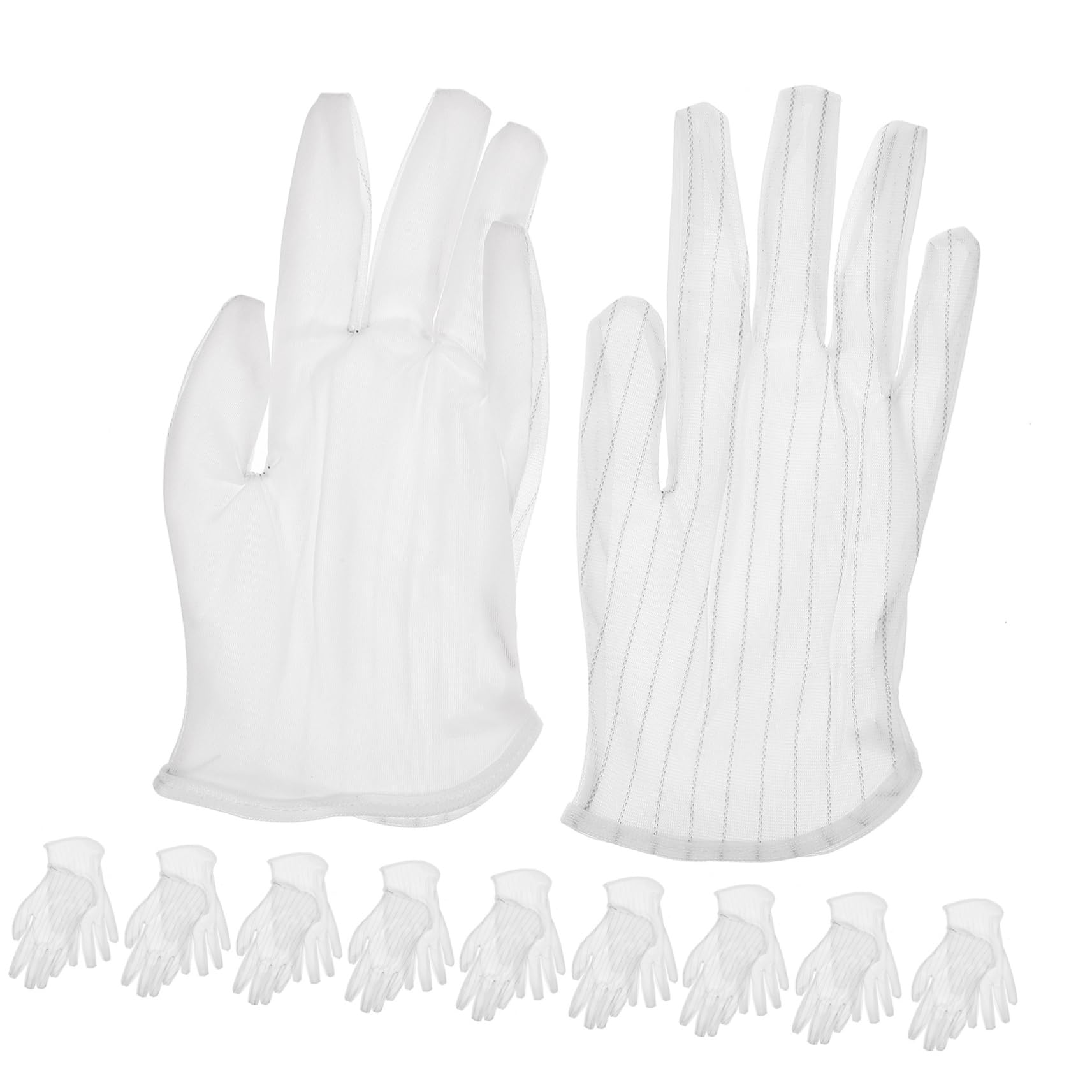 Angoily 50pares Guantes Multipropósito De Antiestática Para Inspección De Joyería y Relojes y Lavables Perfectos Para Limpieza y Trabajo Manual