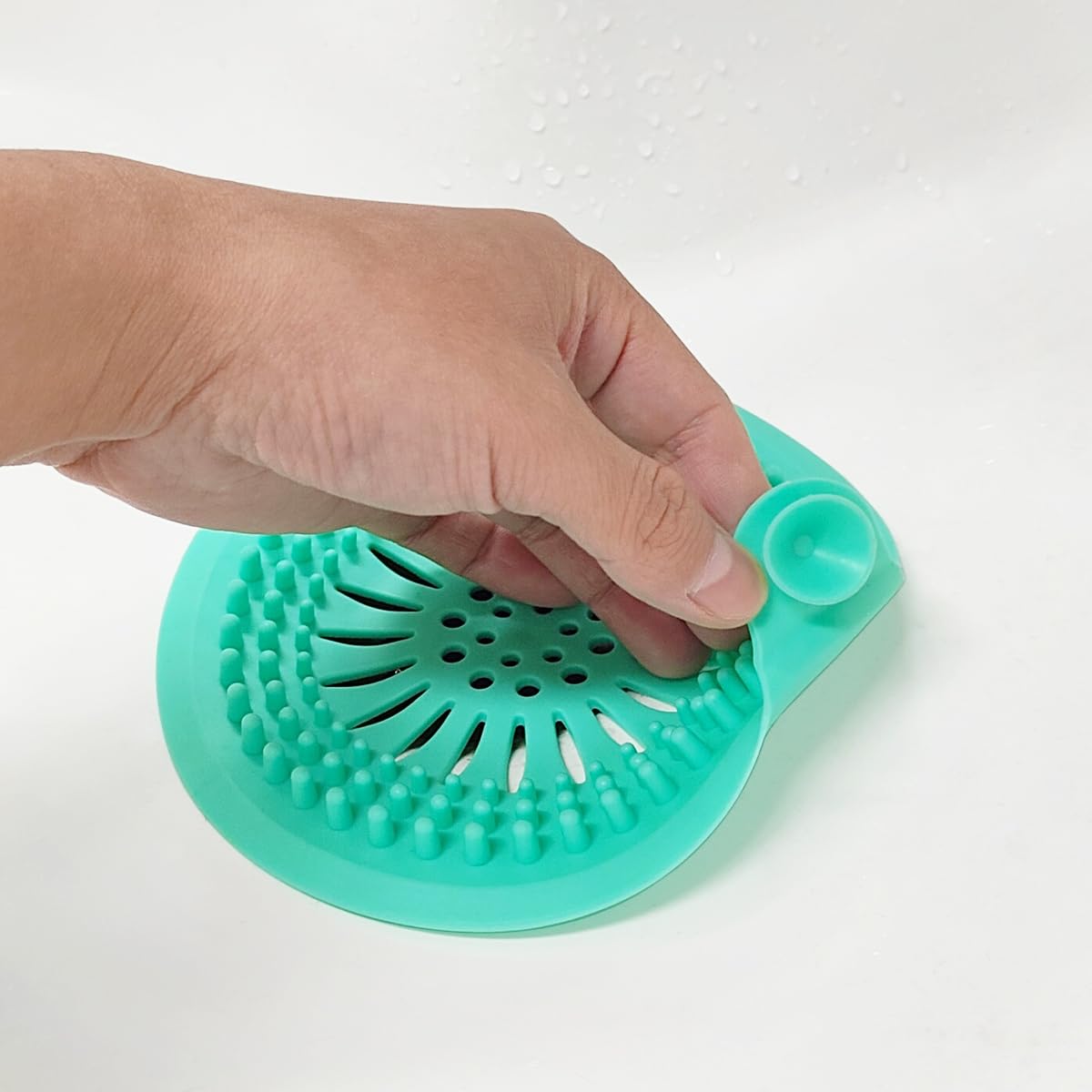 Silikon Duschabfluss Haarfänger - Faltbarer Abflussstopfen Gegen Verstopfung