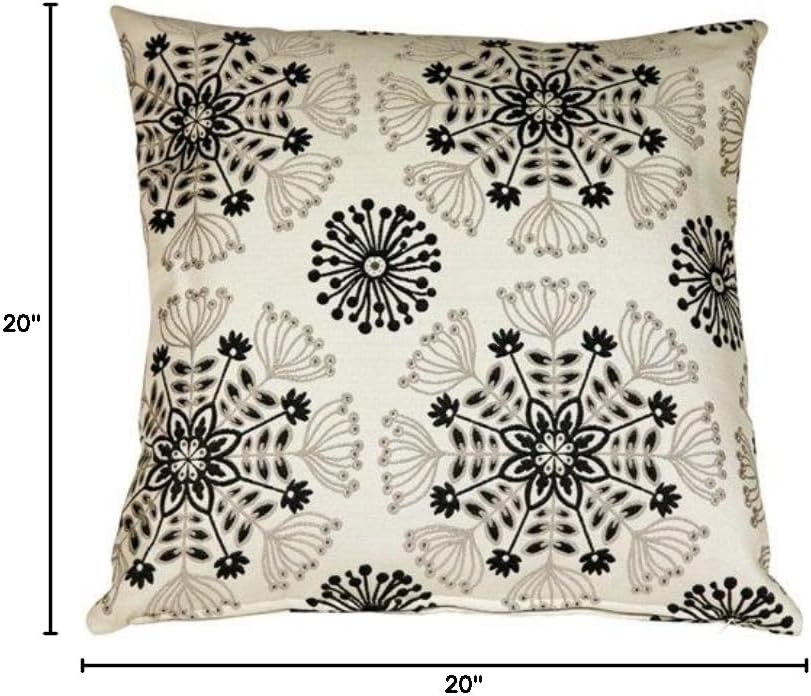PILLOW DÉCOR Waverly Kaleidoscope Tuxedo 20x20 Throw Pillow