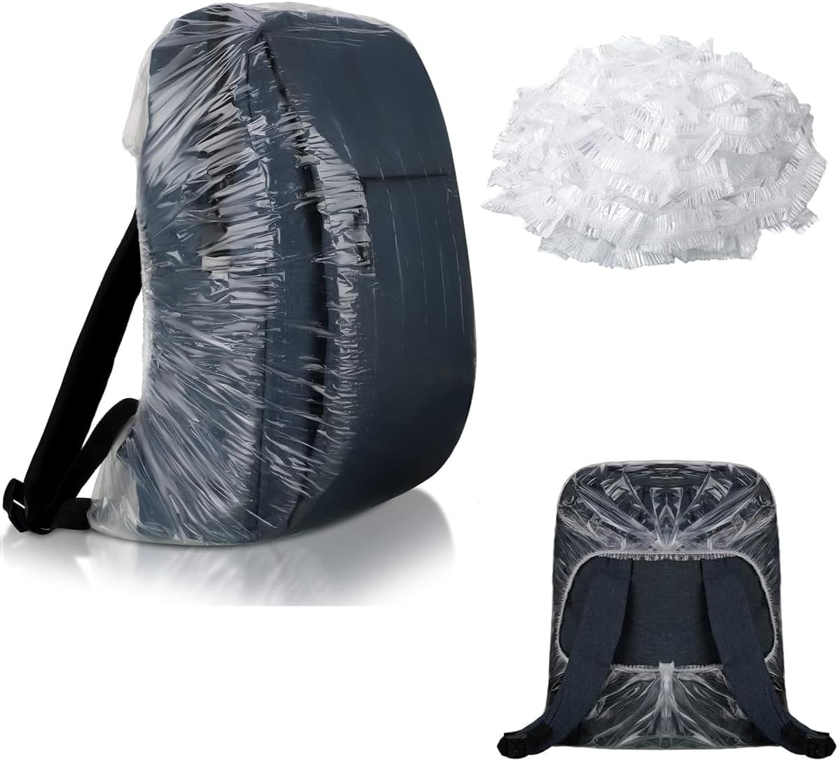 10 Pack Backpack Rain Cover Disposable Waterproof Cap Elastic Covers Protector Compact Raincoat Raincover for Outdoor Camping Hiking Cycling Travel Trikking Emergency 15L-40L 10 Pack Backpack Rain Cover Disposable Waterproof Cap Elastic Covers Protector Compact Raincoat Raincover for Outdoor Camping Hiking Cycling Travel Trikking Emergency 15L-40L