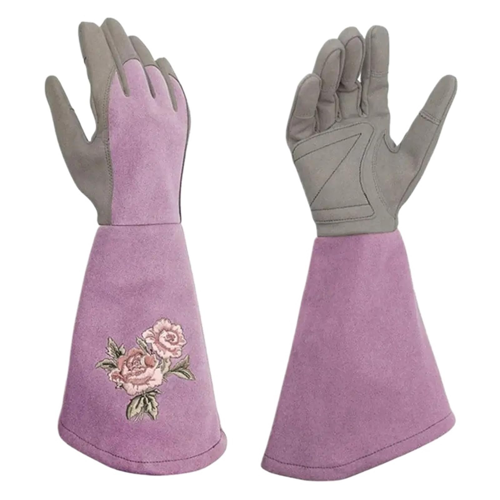Guanti Giardino Guanti da giardinaggio in pelle Thorn for giardinieri uomini e donne(Violet M)