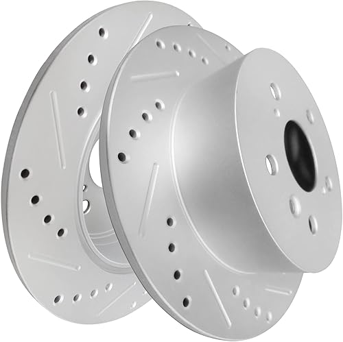 Miniatura 3 de WEIZE Kit de pastillas de freno traseras y rotores para Toyota Camry 2012-2017, Lexus 2013-2018 ES350, Toyota 2013-2018 Avalon 2013-2018 Frenos