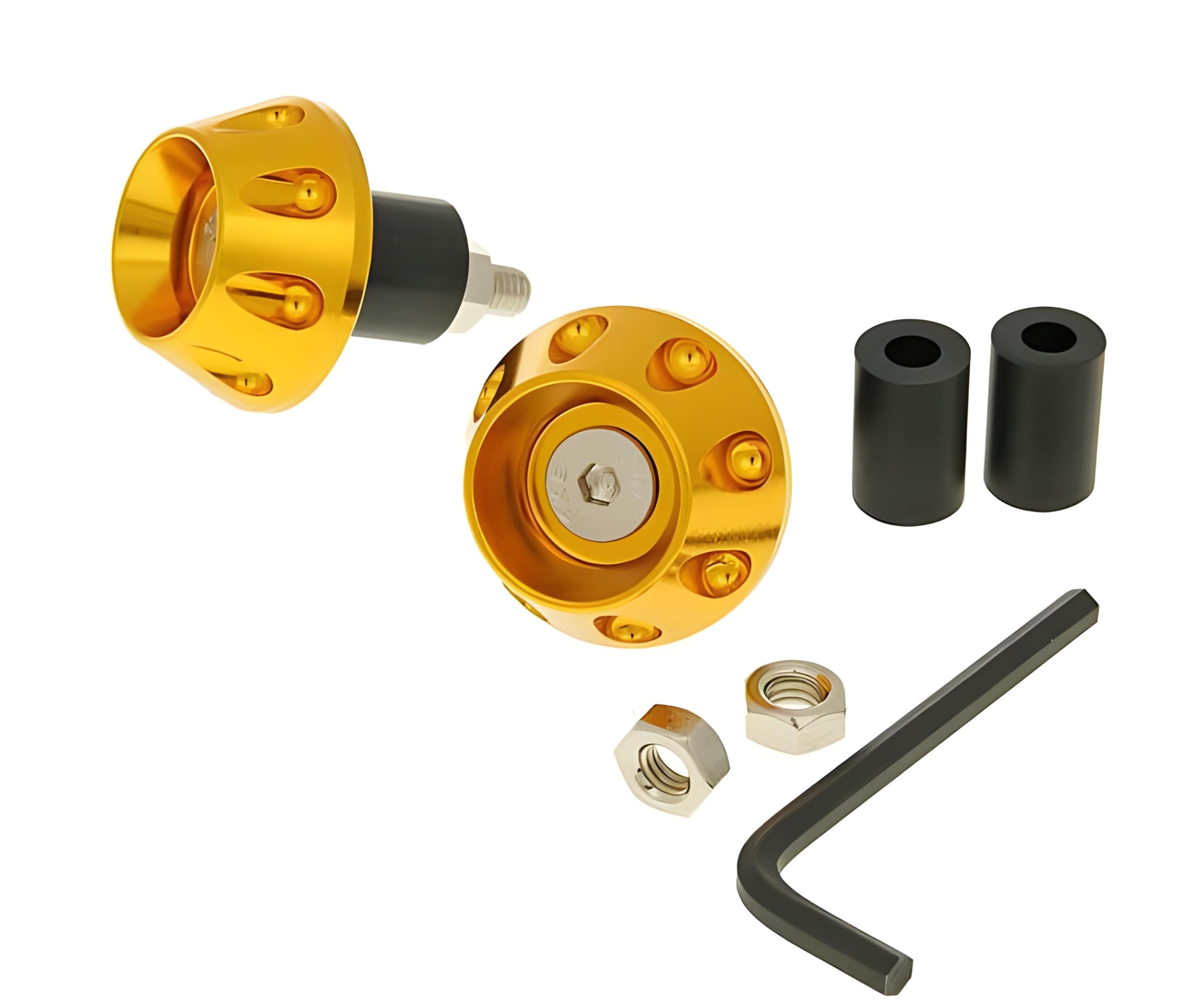 Lenkerende Vibrationsdämpfer Flat 13,5/17,5mm - Gold