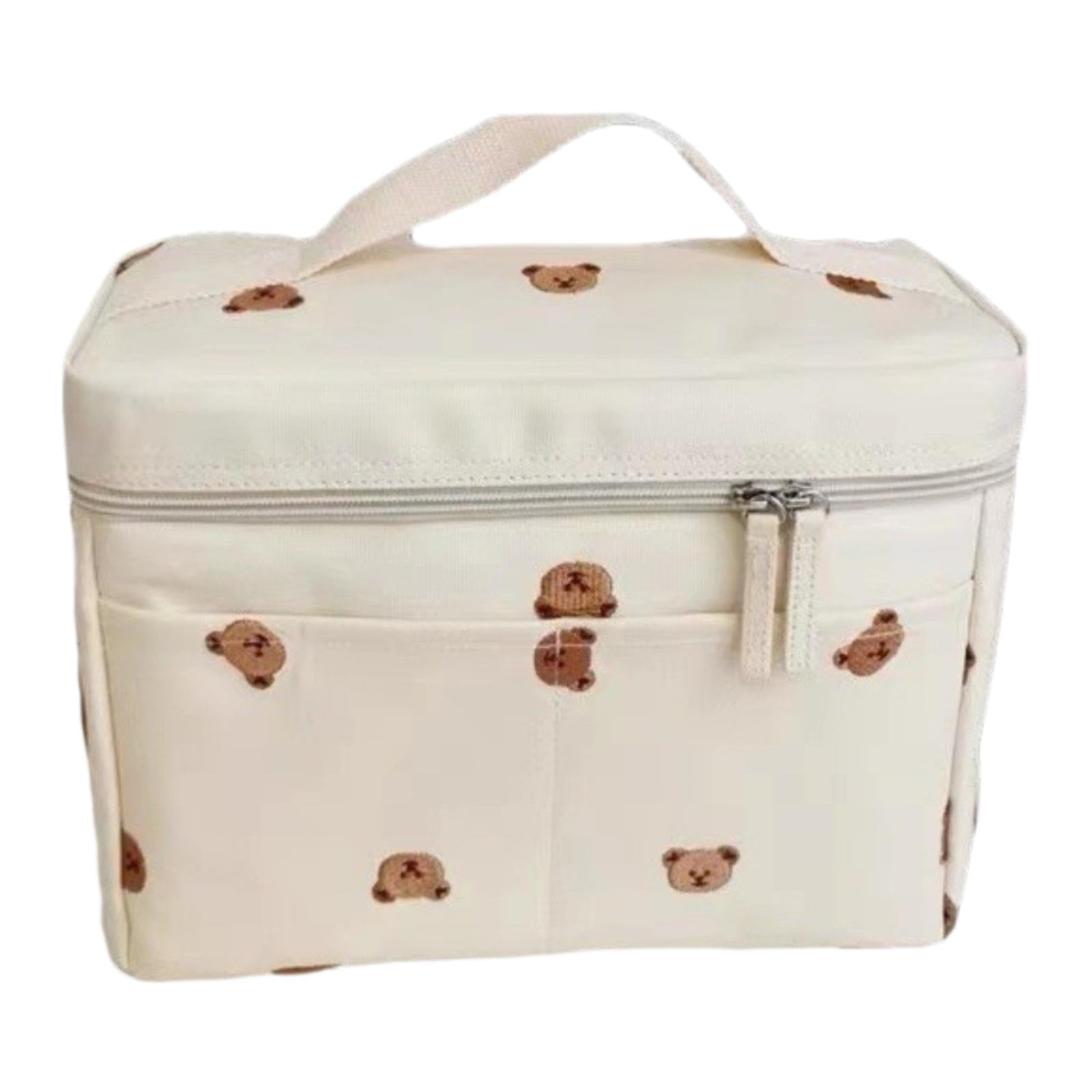 CALANDIS™ Baby Diaper Bag Stylish Storage Bag Baby Stroller Bag for Bottle Diaper Toys White | Organizers & Nets | Stroller Accessories | Strollers & Accessories-image-48