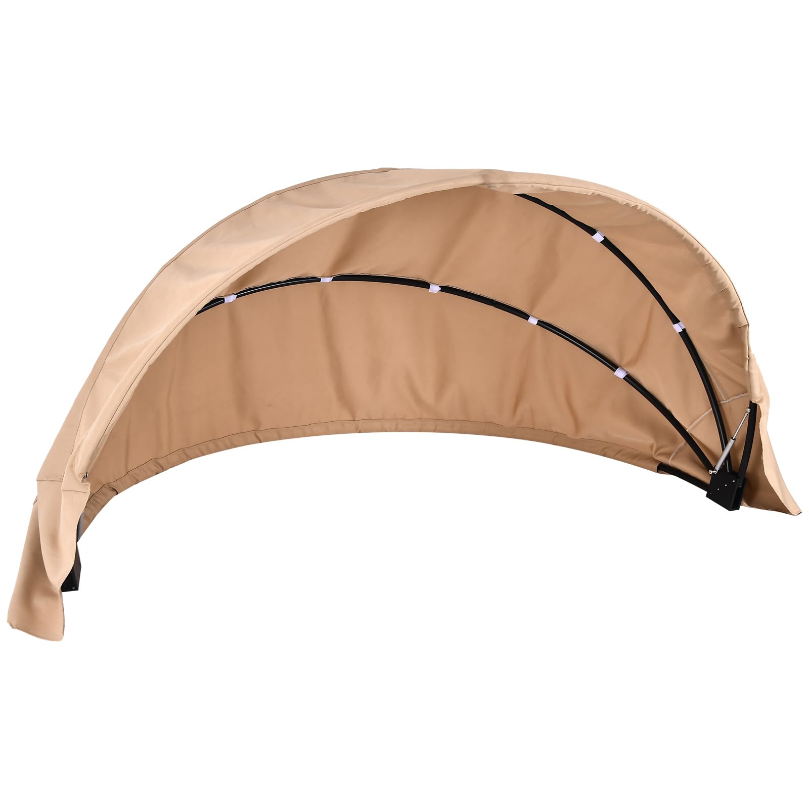 outdoor daybed replacement canopy, outdoor patio wicker daybed canopy, top cover compatible with patio round,| customization | (beige) cover only