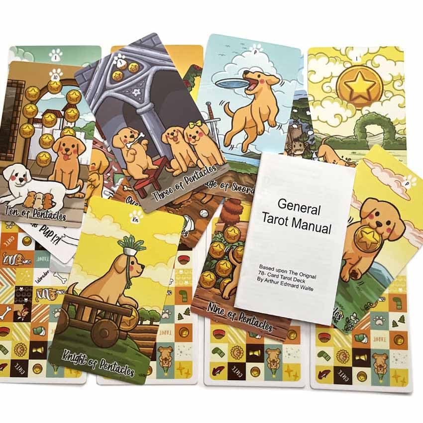 Labradorable Tarot タロットカード Amazon.com: mrdiyshisha Labradorable Tarot: A Standard 78-Card