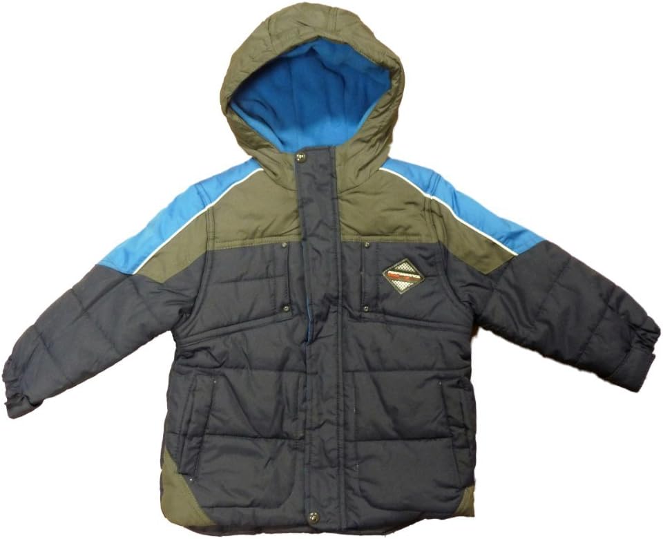 Performance Gear Toddler & Little Boys Navy Blue Puffer Bubble Jacket Coat