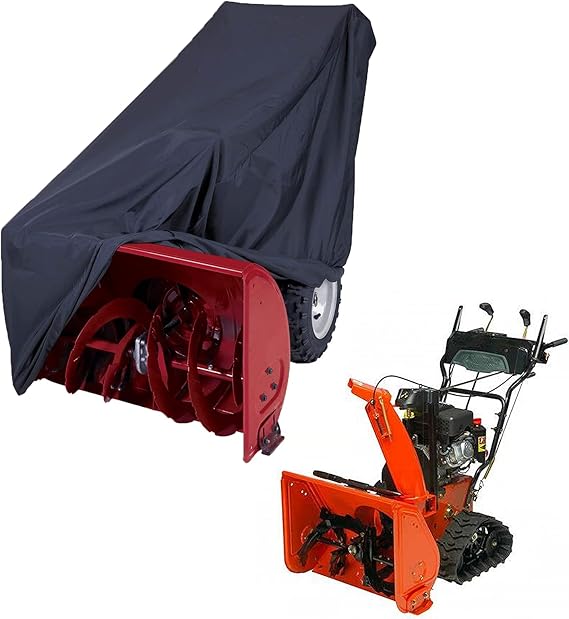 Review J&C Snow Blower Cover 421D Snowblower Cover Waterproof Heavy Duty Snow Blower Covers for Outdoor Snow Removal Cover Patio Snow Blower Thrower Cover Power Washer Cover