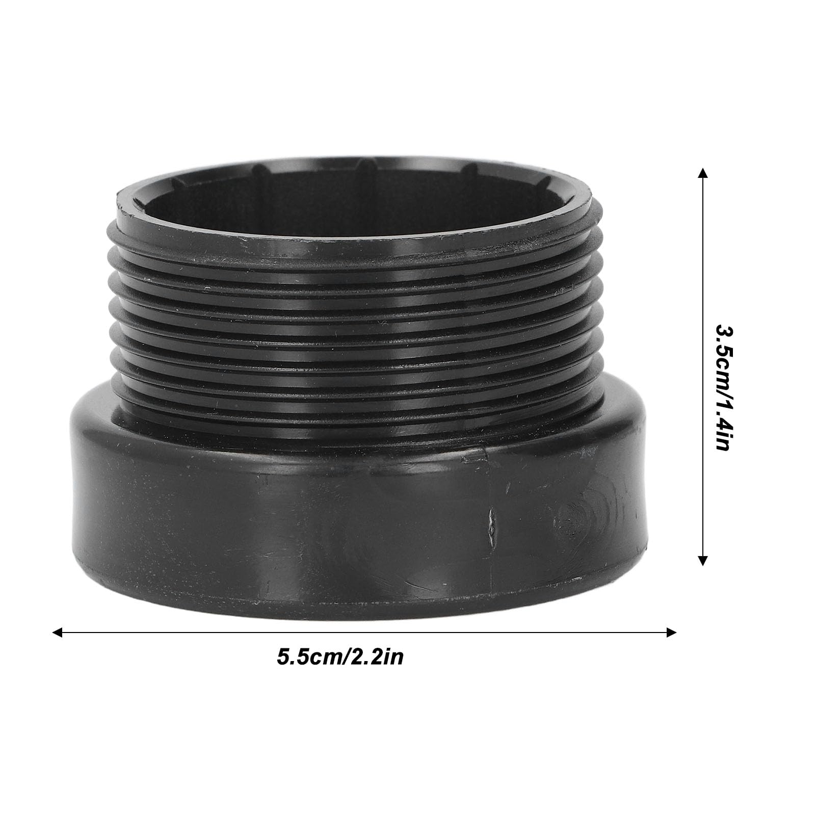 Adattatori stabilizzatori per ombrelloni da piscina (confezione da 4), manicotti filettati, manicotti per ombrelloni, stabilizzatori per pali per ombrelloni da esterno, inserti per ombrelloni da 1,75