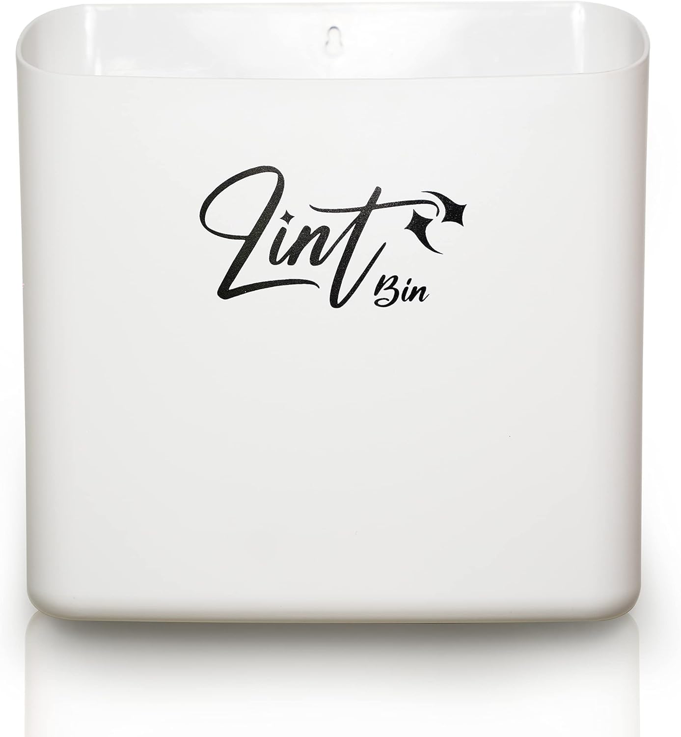 Magnetic White Lint Holder for Dryer and Washer Organization