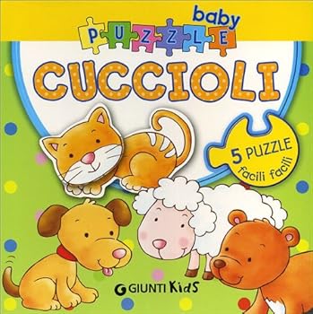 Board book Cuccioli. con 5 puzzle (Italian Edition) [Italian] Book