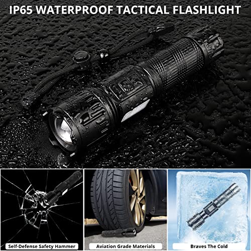 MeliInma 100000 Lumen Rechargeable Flashlight, LED Flashlights High Lumens, Super Bright Flash Light, High Powered… - Image 6