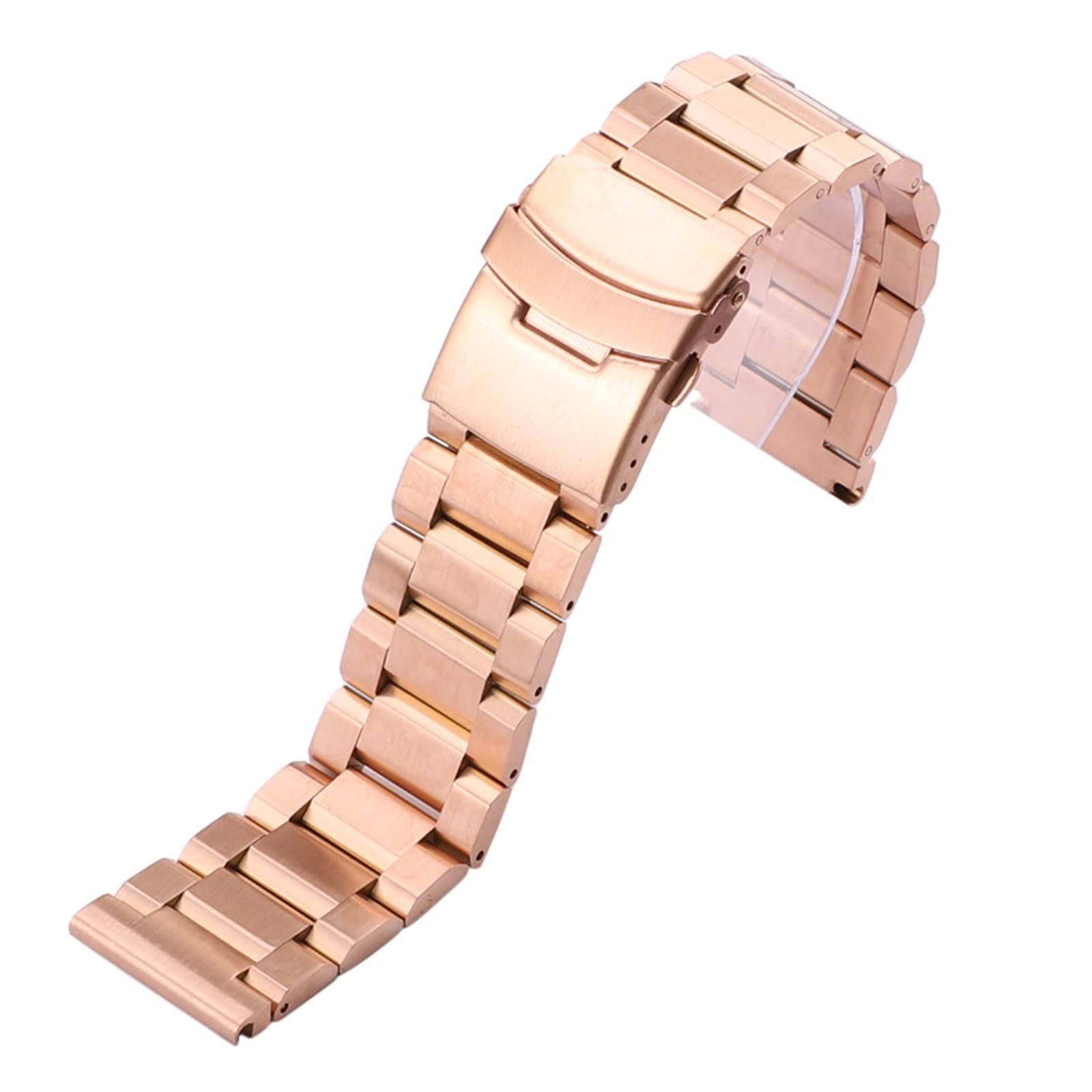 Cinturino in acciaio inossidabile 18mm 20mm 22mm 24mm Cinturino for orologio in metallo Bracciale a maglie Cinturino nero argento oro rosa