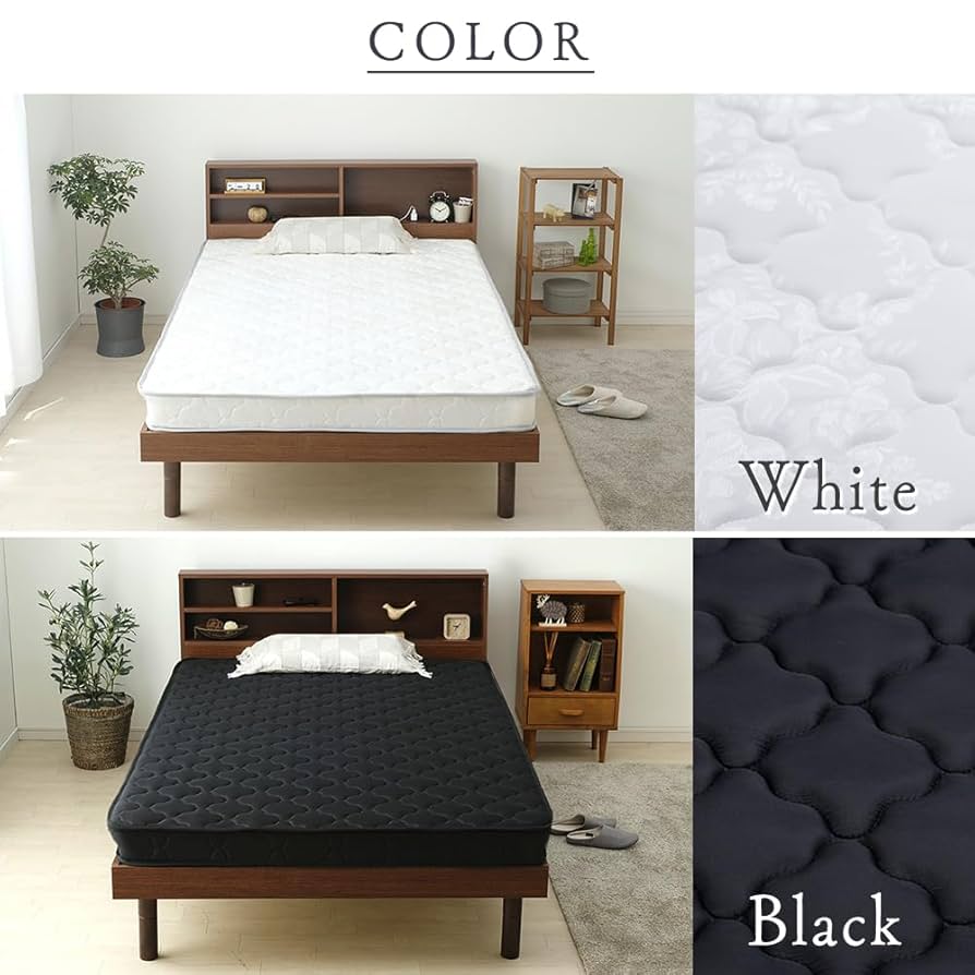 アイリスプラザ 長持ちボンネルコイルマットレス ダブル ブラック つ47 71C404AgVyL._UF894,1000_QL80_.jpg