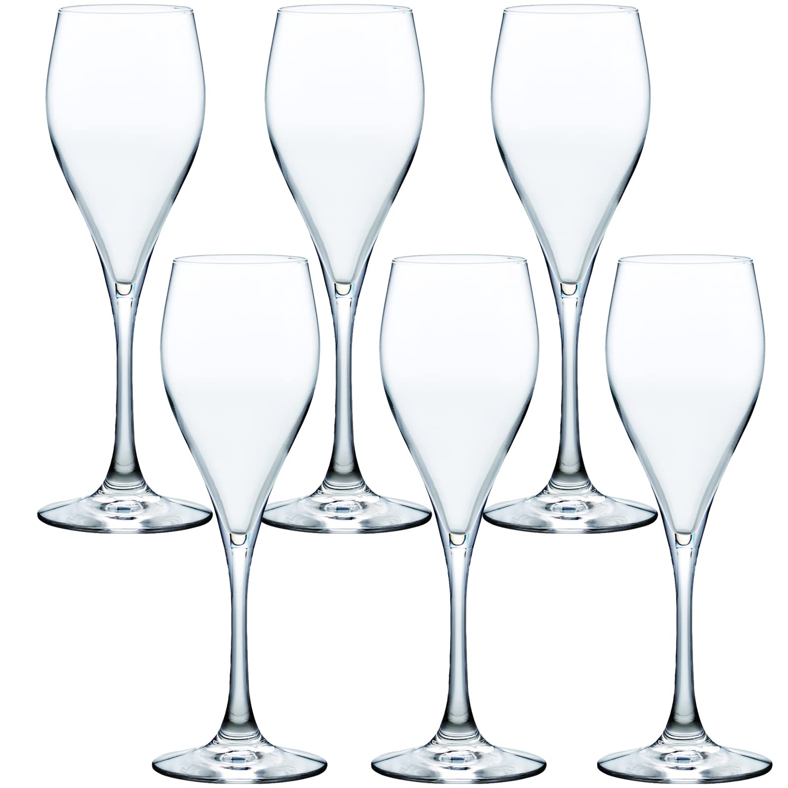 Toyo Sasaki Champagne Glasses - Set of 6 -10 Toyo Sasaki Champagne Glasses - Set of 6 -10