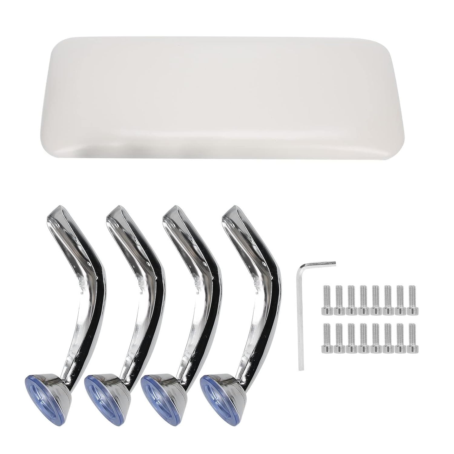 Nail Art Hand Pillow Salon Arm Hand Rest Cushion with Stainless Steel Support Detachable PU Leather, Height Optimized for Nail Lamps, 15.7x5.9x6.1in