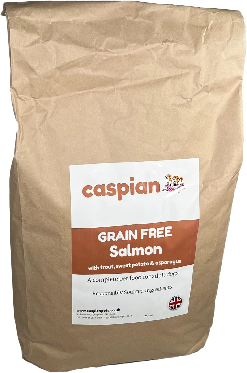 12kg Low Calorie Salmon Trout Sweet Potato & Asparagus Grain Free Dog Food