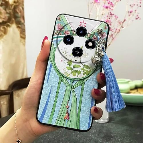 Phone Case Compatible with Oukitel C5 2025, Anti-knock Anti-dust Waterproof Silicone Soft case Dirt-resistant TPU Tassel Back Co