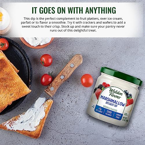 Walden Farms Variety Dipping Set 12 Oz, Chocolate And Marshmallow Dip (2 Pack) - Near Zero Fat, Sugar And Calorie - For Pancakes, Fruit Platters, Cookies, Desserts thumb #5