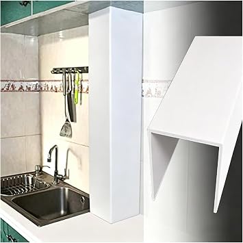 39.3x3.9x3.9in Pipe Coverings Enclosure U Shape Pipe Cover | Weatherproof Pipe Covers,U-Shaped Pipe Covers, Indoor and Outdoor Covers Suitable for Bathrooms and Kitchens