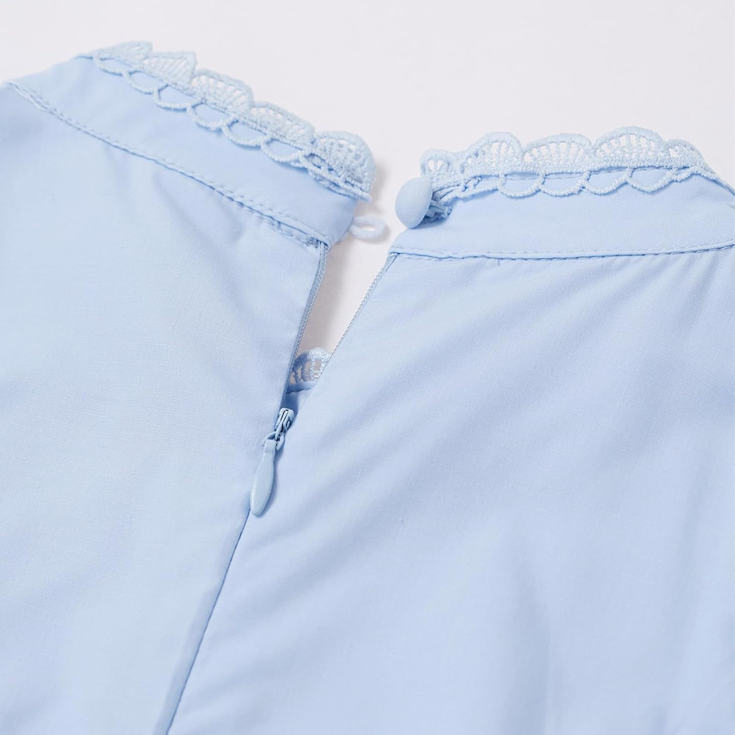 CHICWISH Women Lace Panelled Sleeveless Cotton Dress Fitted A-Line Flowy Elegant Spring Summer Holiday Long Dress