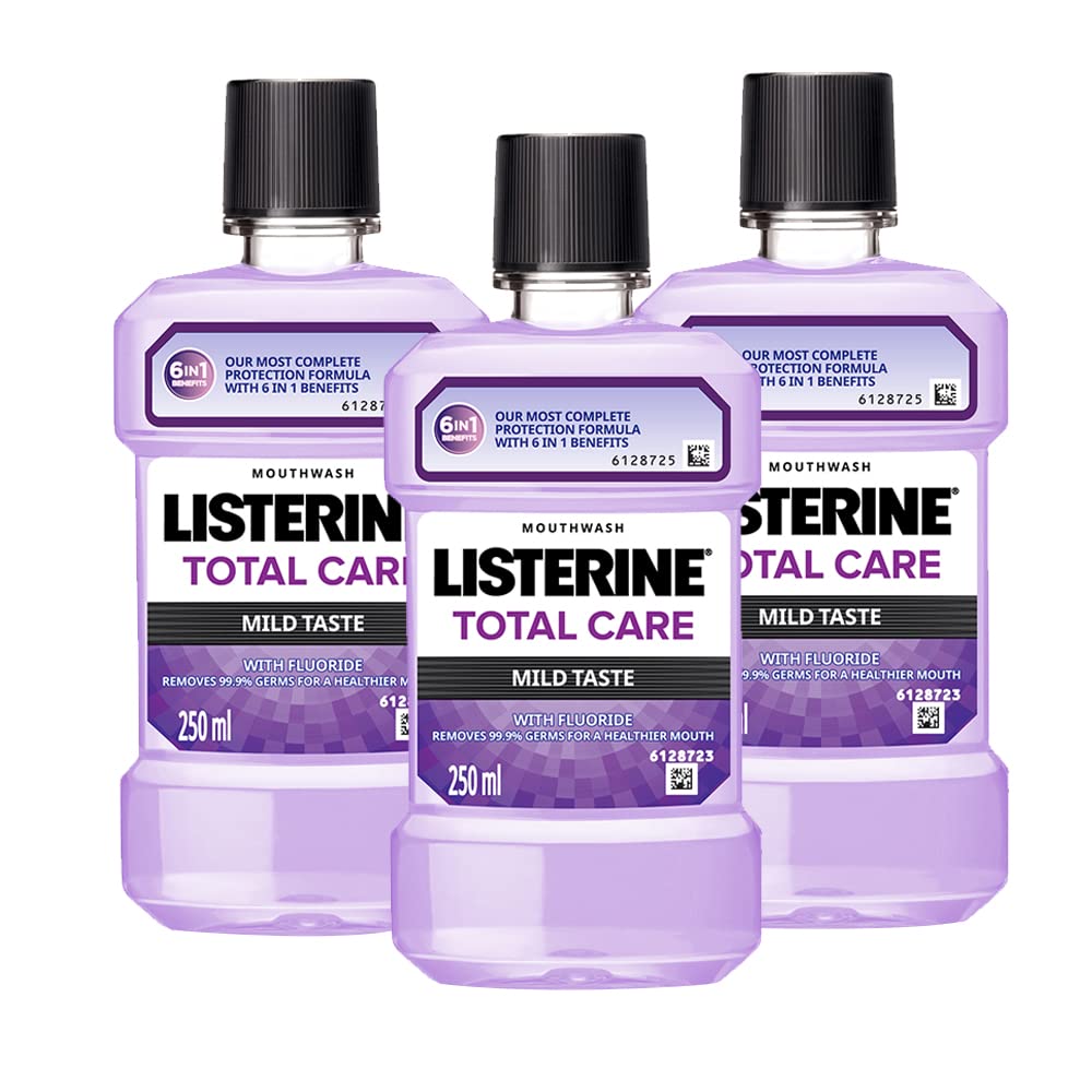 Buy Listerine® Total care Mild Taste, 6 in 1 Benefits, 250ml Combo Pack