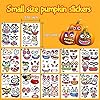 98 Packs Pumpkin Decorating Kit 2 Sizes Halloween Stickers-Make 58 Funny Pumpkin Face, DIY Face Stickers Decorations Kit Trick or Treat Party Favors Supplies Halloween Crafts Gifts Games #3