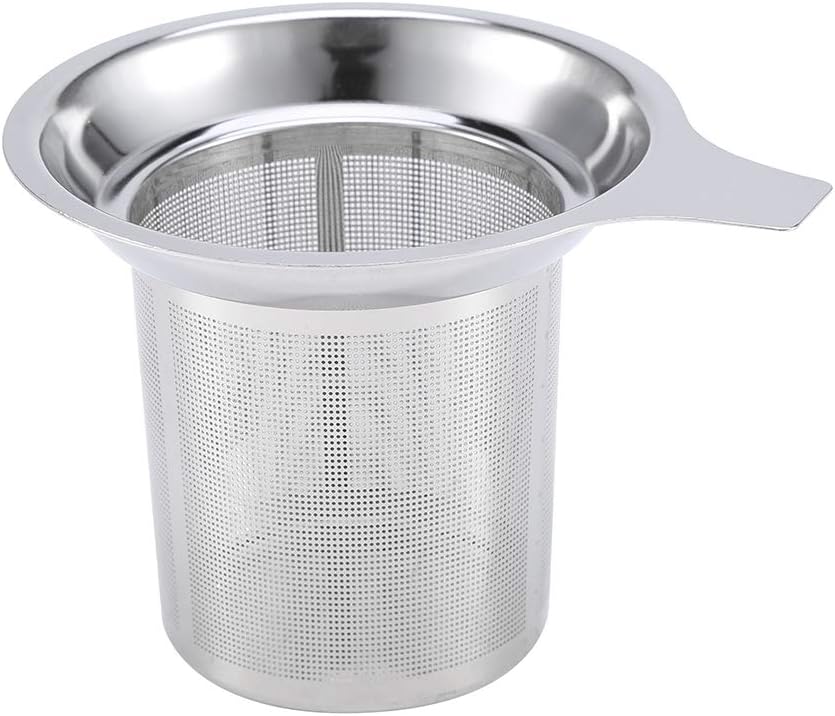 Stainless Steel Mesh Tea Infuser Reusable Cup Strainer for Loose Leaf Filter