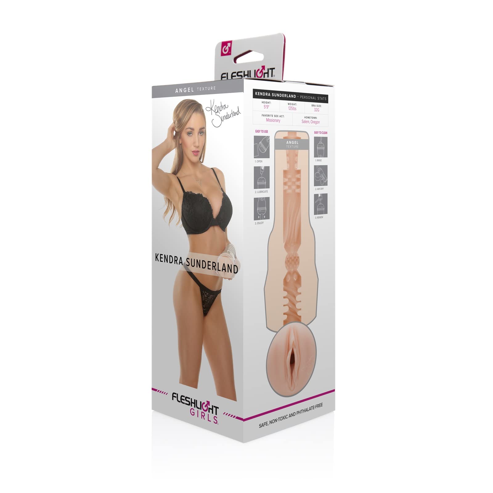 Amazon.com: Fleshlight Girls | Kendra Sunderland | Angel | Extremely  Realistic Male Masturbator : Health & Household