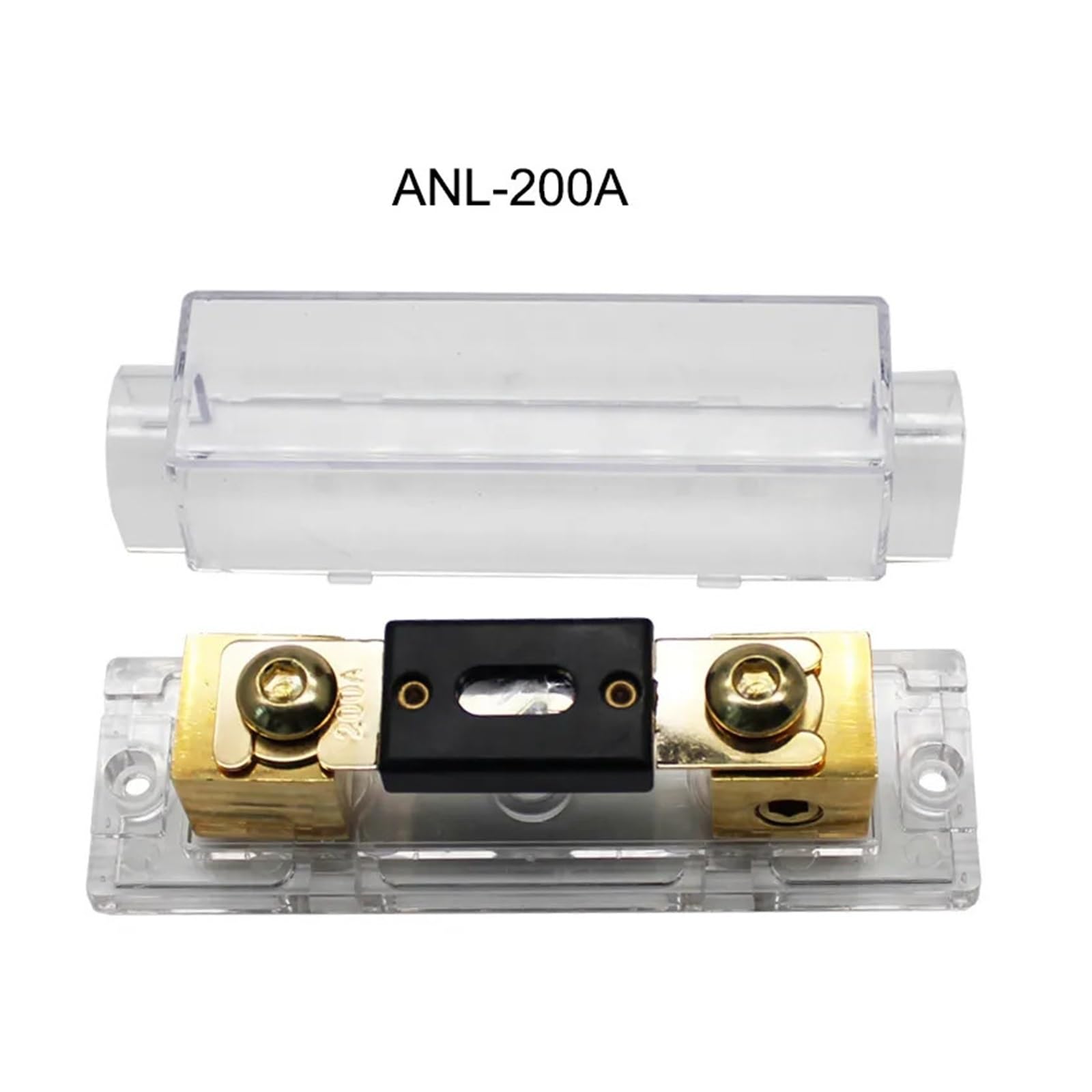 NURII 2 Stück 40A 60A 80A 100A 200A 250A 300A Sicherungen AMP ANL Sicherungshalter, Anschraubsicherung Kfz-Sicherungshalter (Size : 50A)