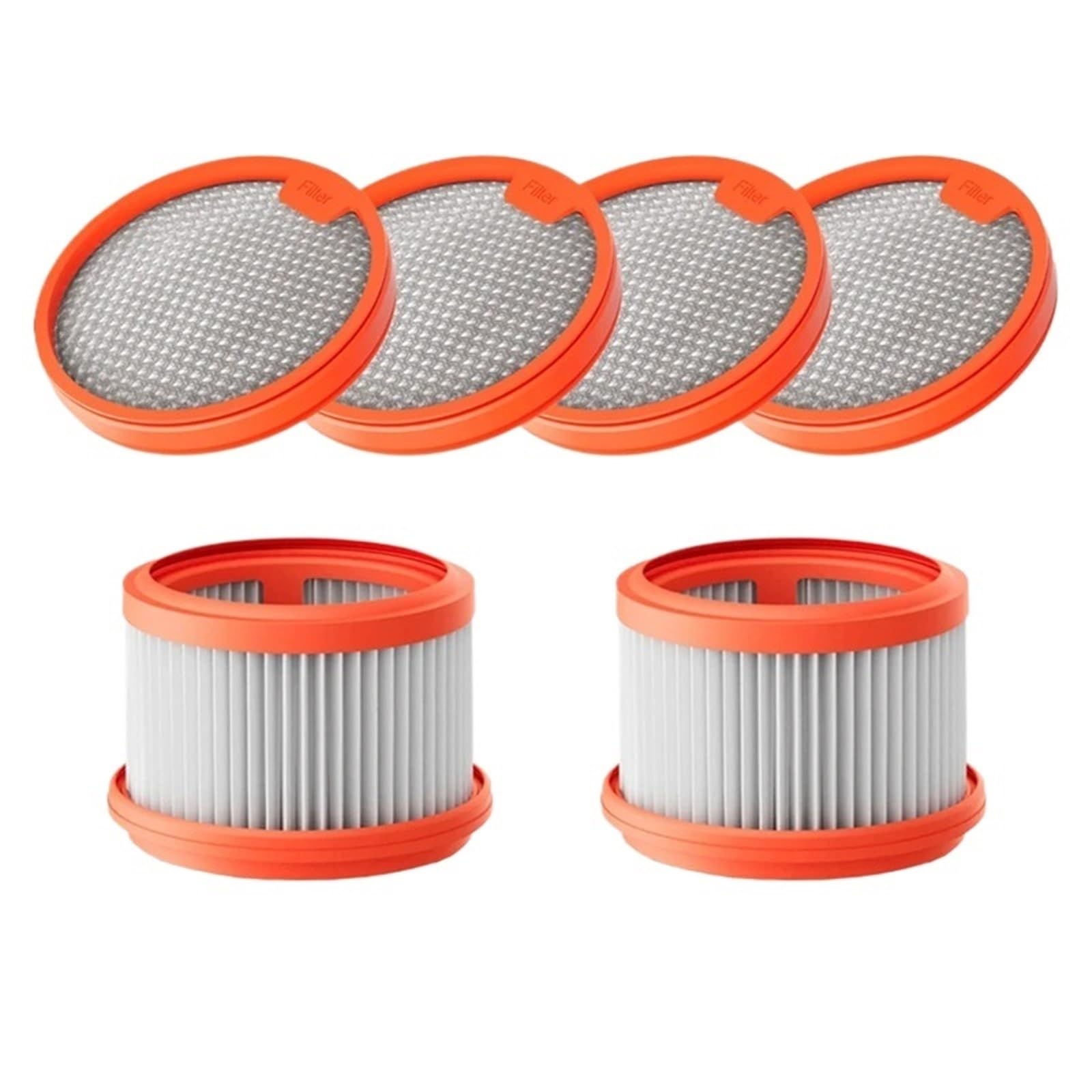 Filter-Set für Staubsauger G9, G9 Plus/G10, G10 Plus, waschbarer HEPA-Filter-Ersatz (hellgrau)