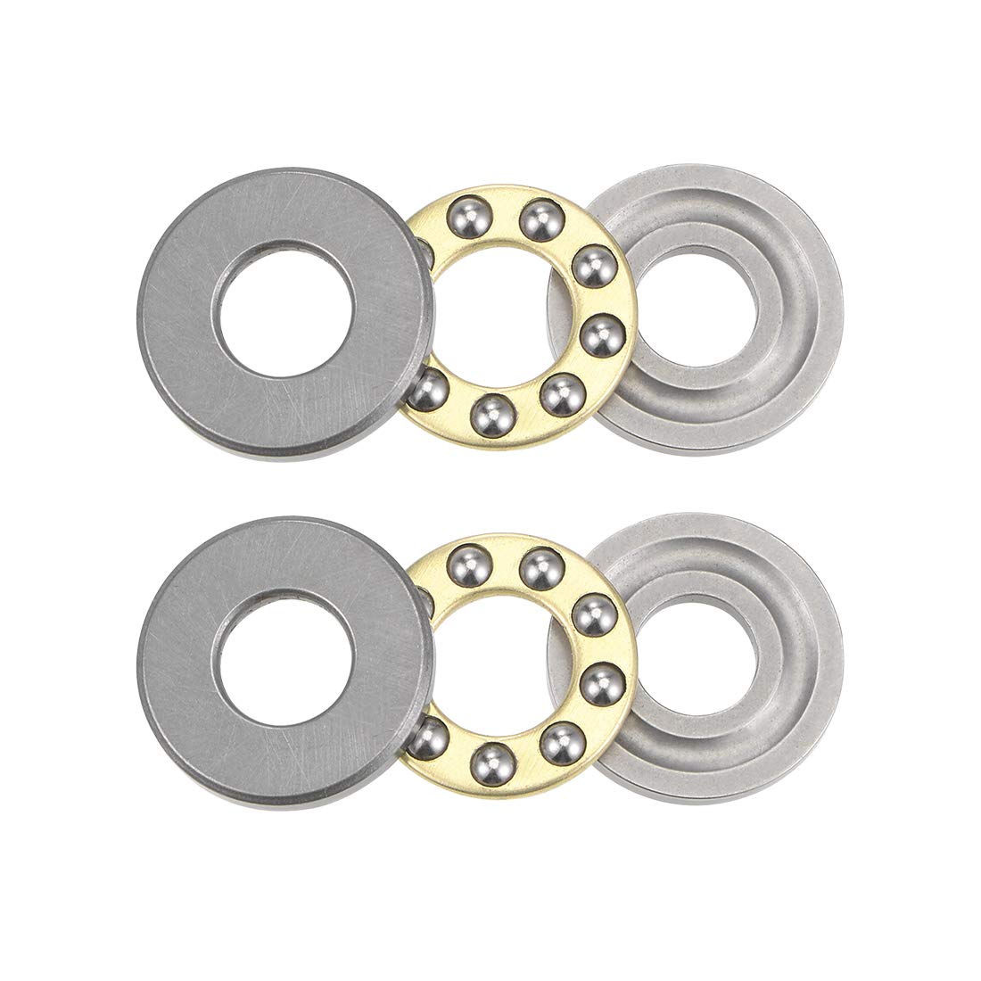 Thrust Ball Bearings - 9mm x 20mm Chrome Steel -12 Thrust Ball Bearings - 9mm x 20mm Chrome Steel -12