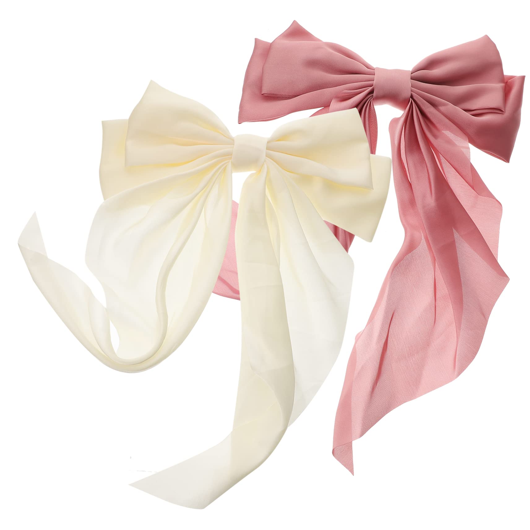 DOITOOL 10piezas Pasadores De Pelo Gran Lazo Clip De Para Coletas Accesorios Elegantes Para Mujeres y Adolescentes