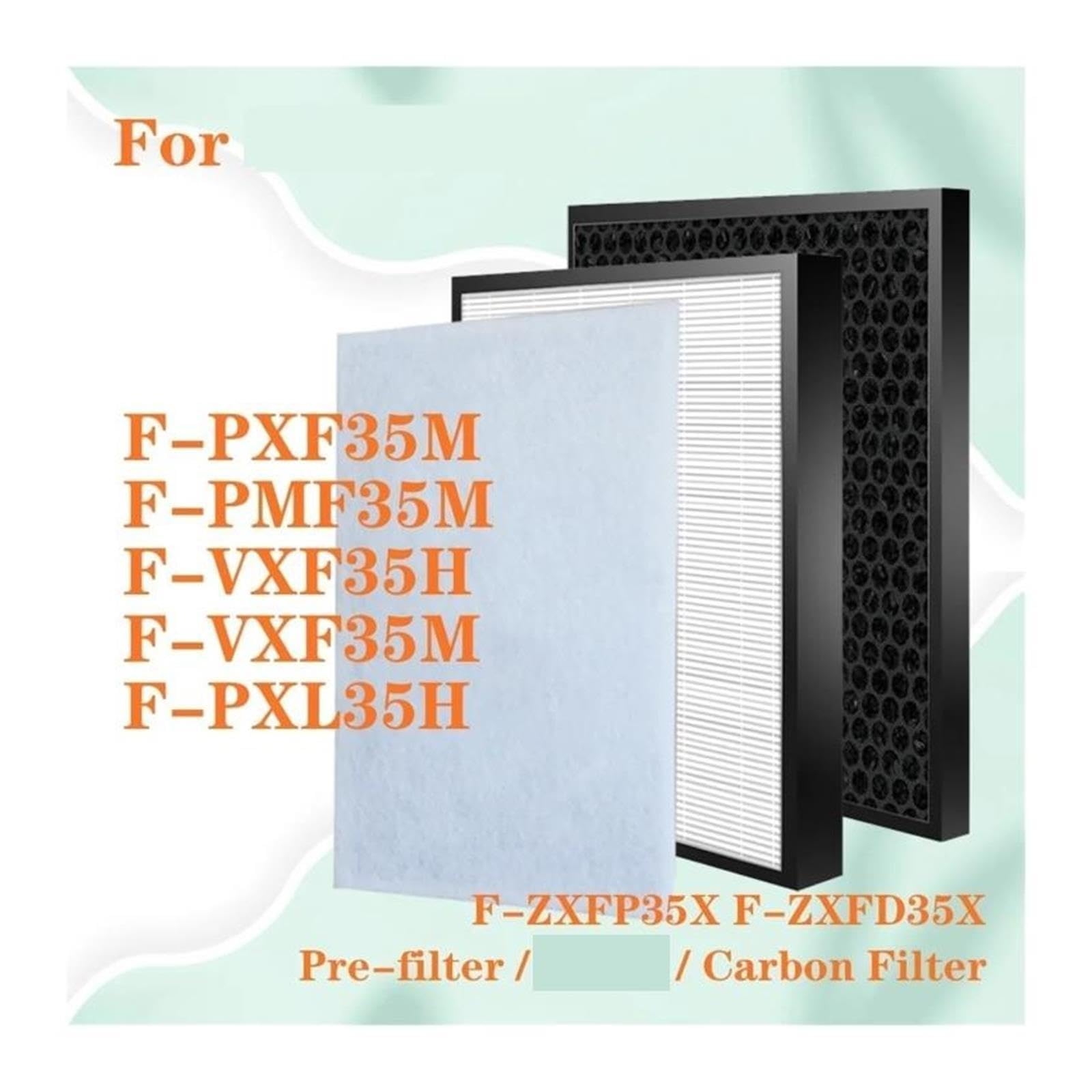 Sustituto Y Filtro, Compatible Con Panasonic, F-VXM35A F-VXM35H-VXM35M-VXM35R-PXM35A-PXM35H Componente De Filtración De Aire Purificador De Aire