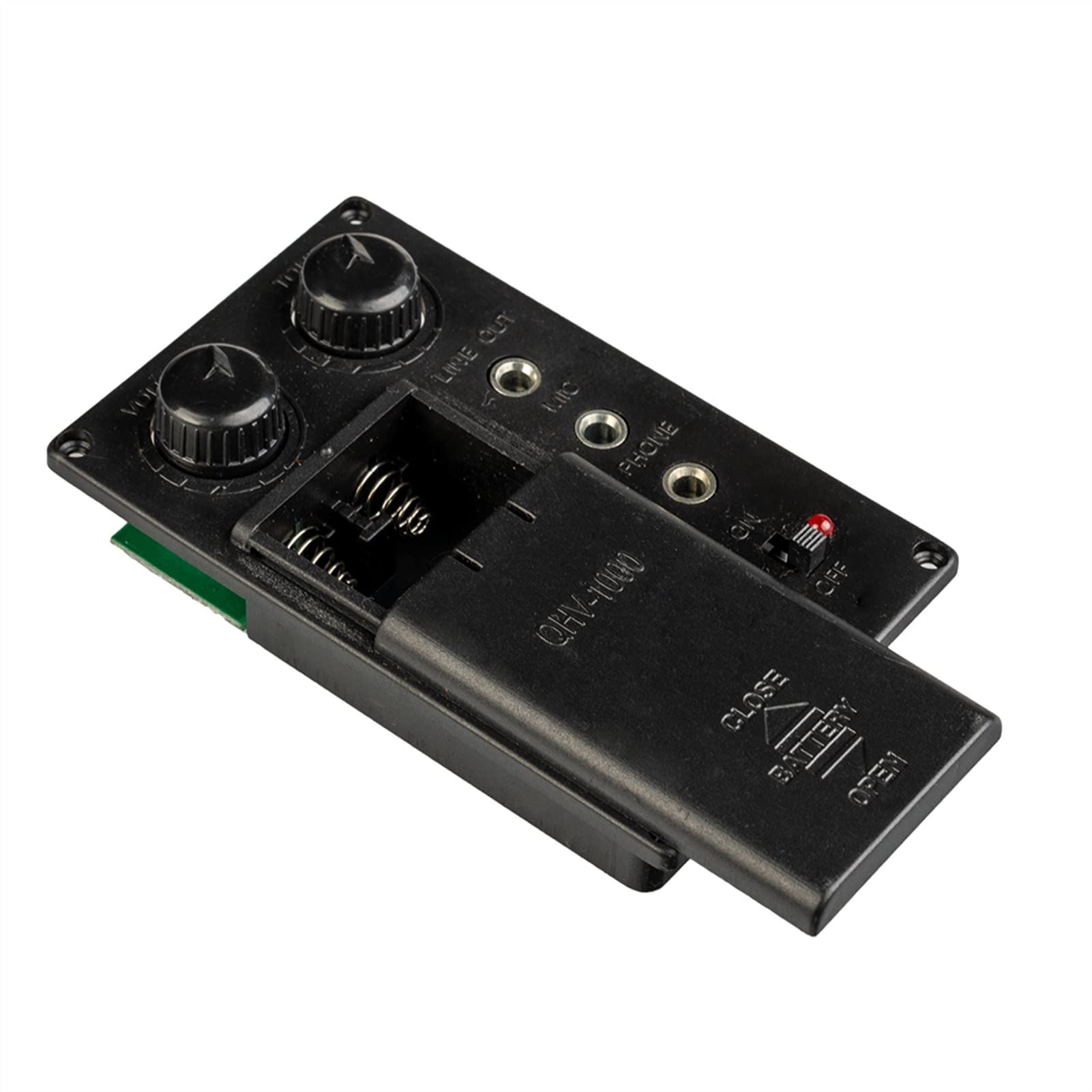 Violino Parti Accessori 4/4 Pickup Violino Durevole Silenzioso Eq. Set di Pickup di Preamplificatore W/sotto Sella Piezo + Viti Fai da Te Violino