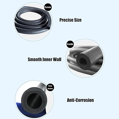 Miniatura 2 de Juego de línea de combustible de identificación de 532 pulgadas, línea de combustible de 6.6 ft6 pies, 532 pulgadas, 2 filtros de combustible de 14
