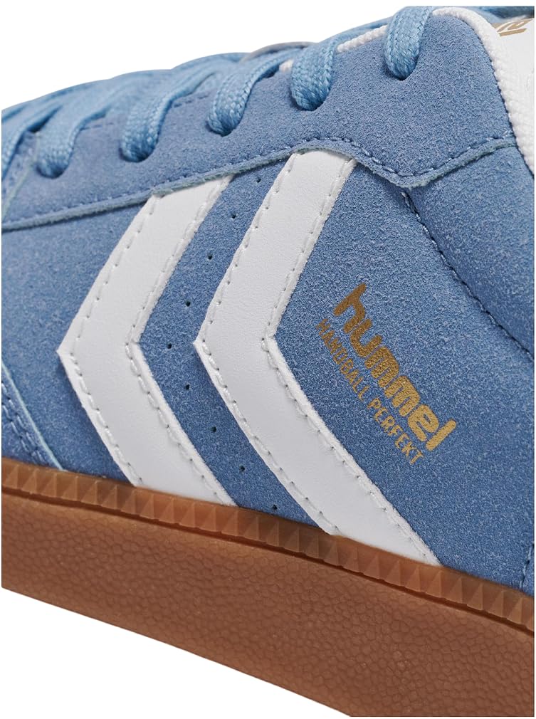 hummel Perfekt CL Handball Sneaker buty zamszowe 226217 niebieskie