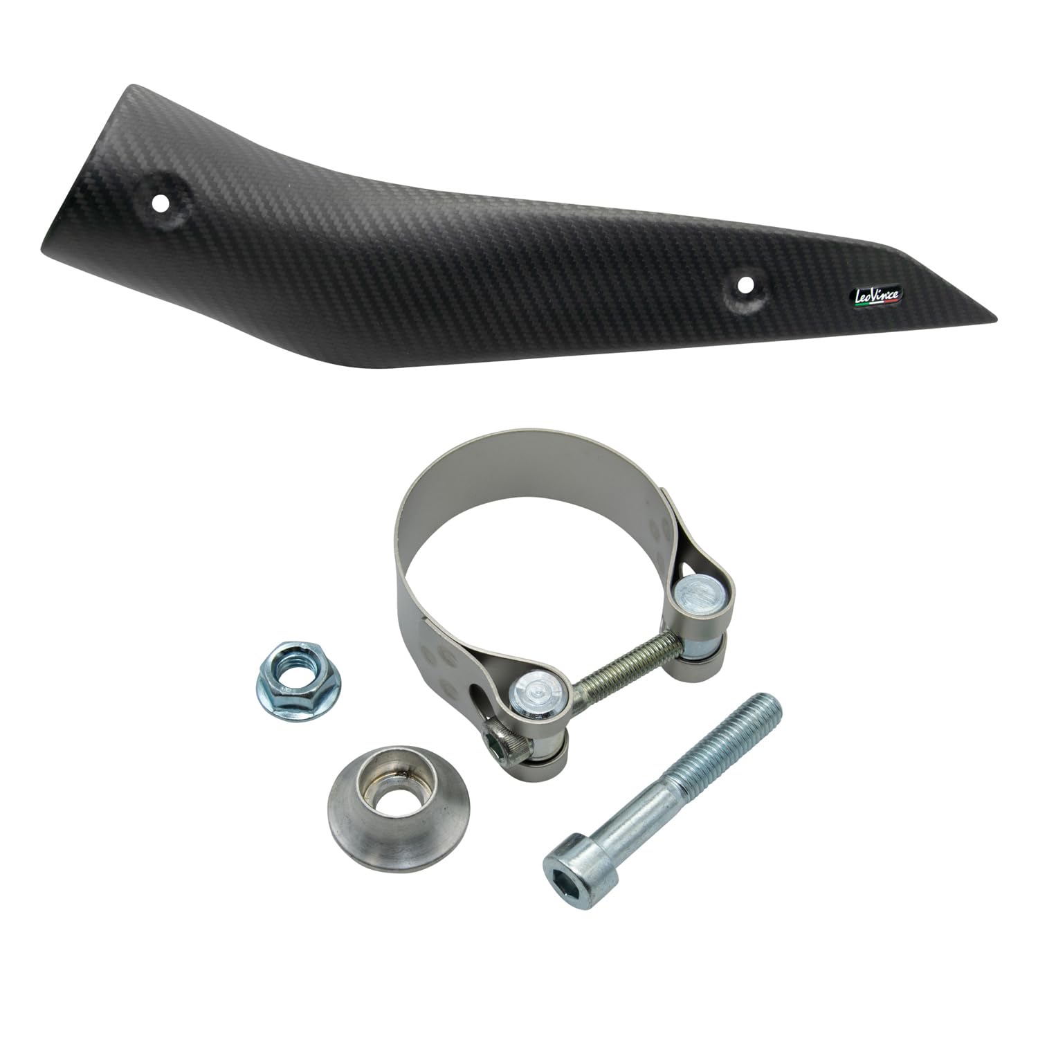 Endschalldämpfer LeoVince SLIP-ON SBK LV-10, Carbon, Edelstahl Kappe, mit Zulassung für Suzuki GSX-S 950/1000 / GT