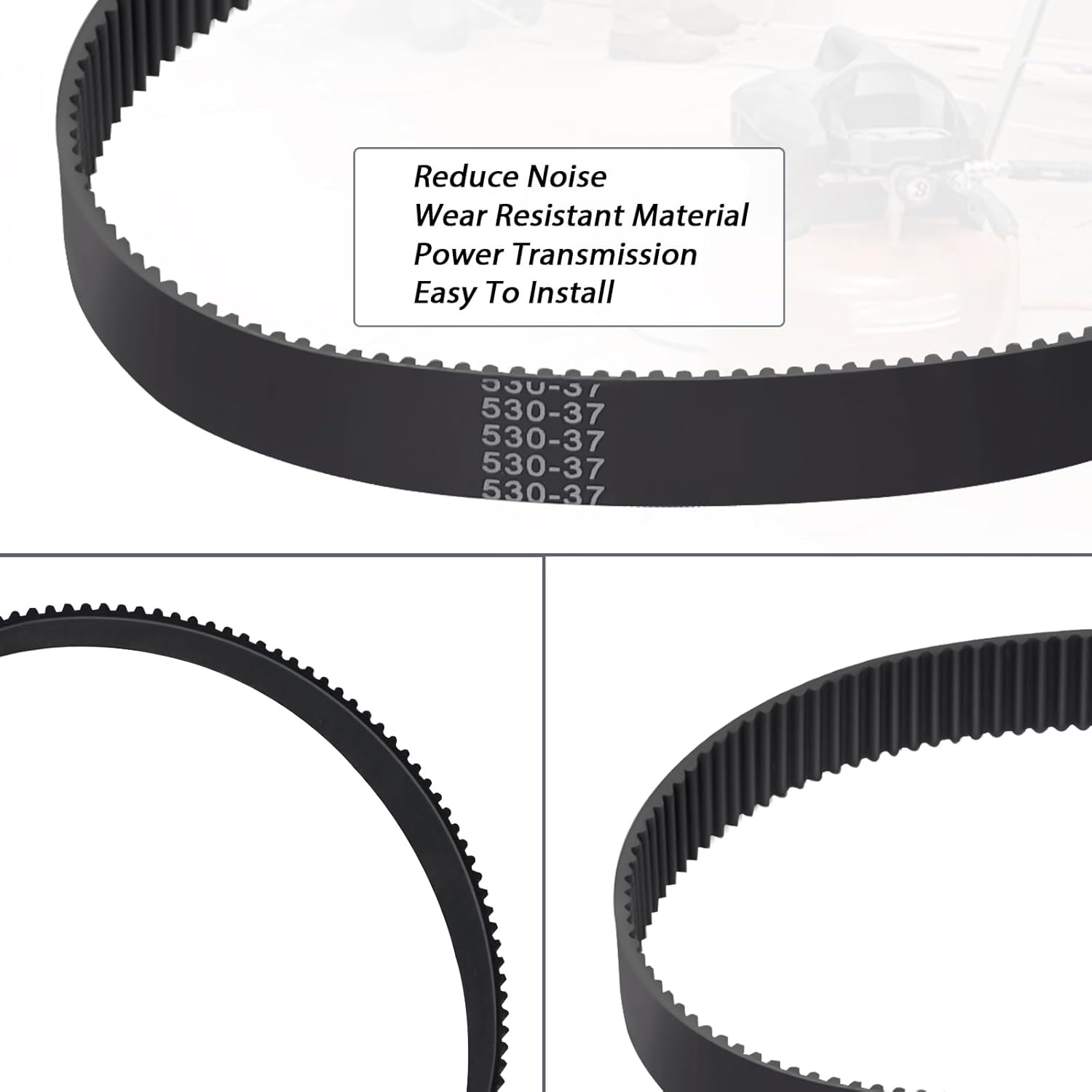 XTPTFABS Replacement Belt Compatible with Rid-gid Pancake Air Compressor OF60150HA OF60150HB OF60150HBT(1Pcs Belt)-Width: 0.67 in (17 mm), Diameter: 4.8 in (121 mm), Thickness: 0.1 in