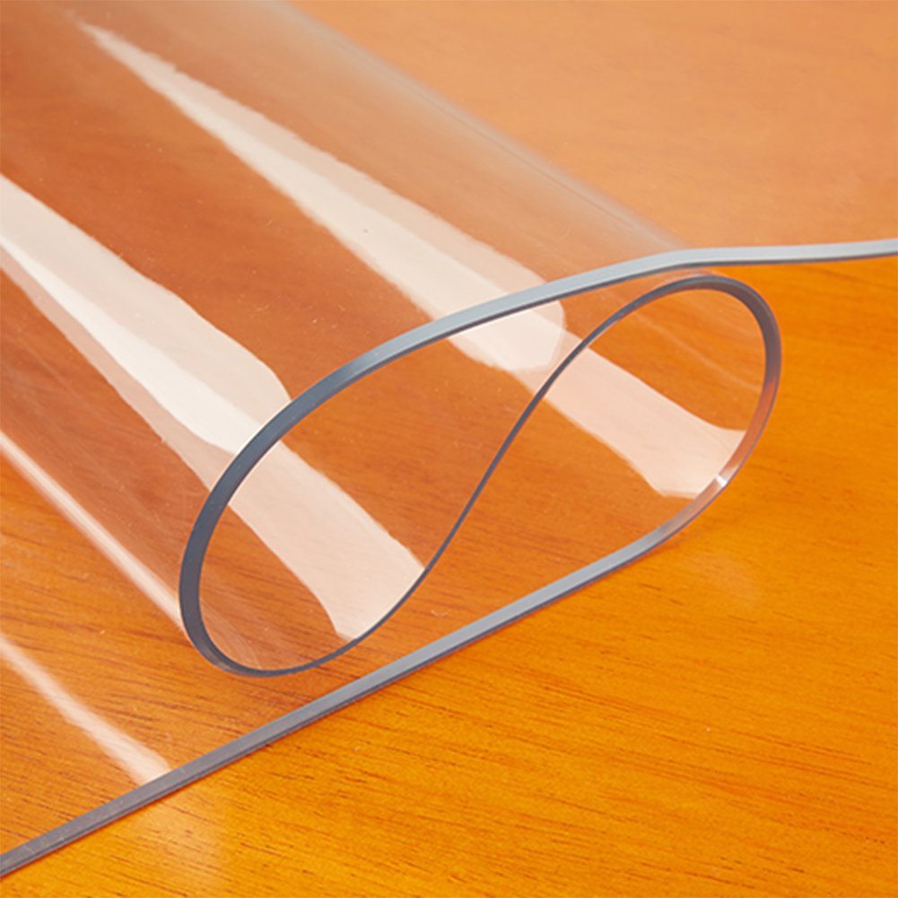 Mantel Transparente Para Mesa HM&DX PVC Plástico Manteles De Mesa Impermeable,Libre De Aceite Anti Mantel De Mesa Pvc Transparente