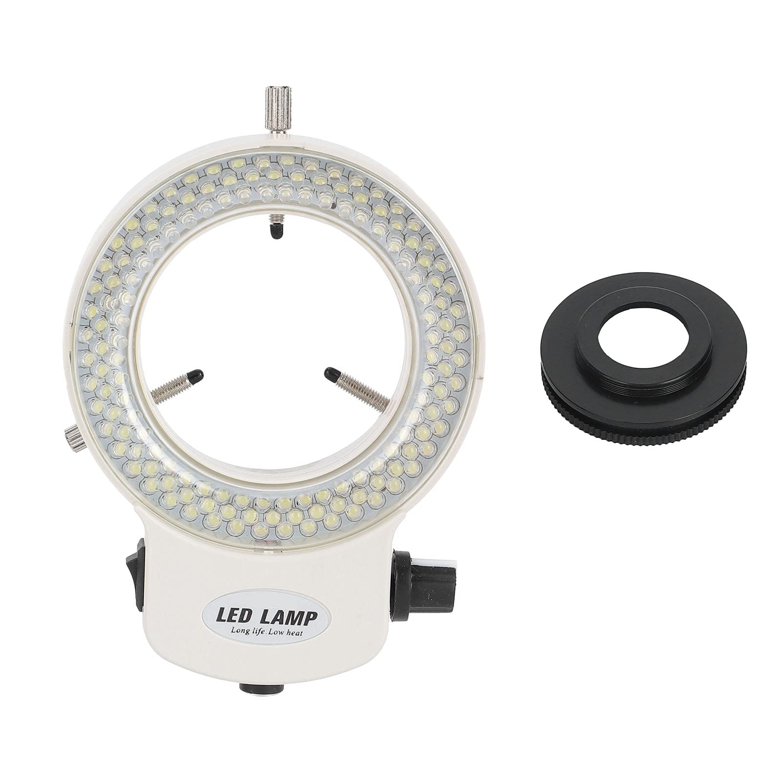 Microscopio de Luz LED Microscopio de Luz LED Fuente de Luz Luz ABS Iluminación sin Sombras para Telescopios Estéreo Cámara de Microscopio Industrial (Enchufe europeo)