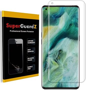 [8-Pack] for Oppo Find X2 Pro Screen Protector, SuperGuardZ, Ultra Clear, Anti-Scratch, Anti-Bubble