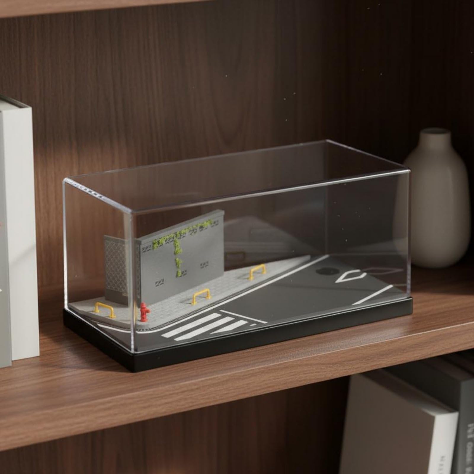 Amazon.co.jp: FytStycale 1:64 ジオラマケース 展示用 街並み模型